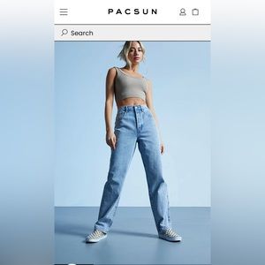 BRAND NEW NEVER WORN WITH TAGS PACSUN DAD JEANS
